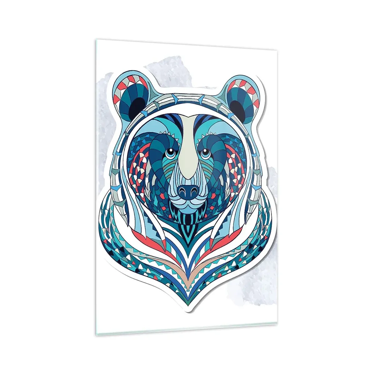 Glass picture - Eviva Grenlandia! - 80x120 cm