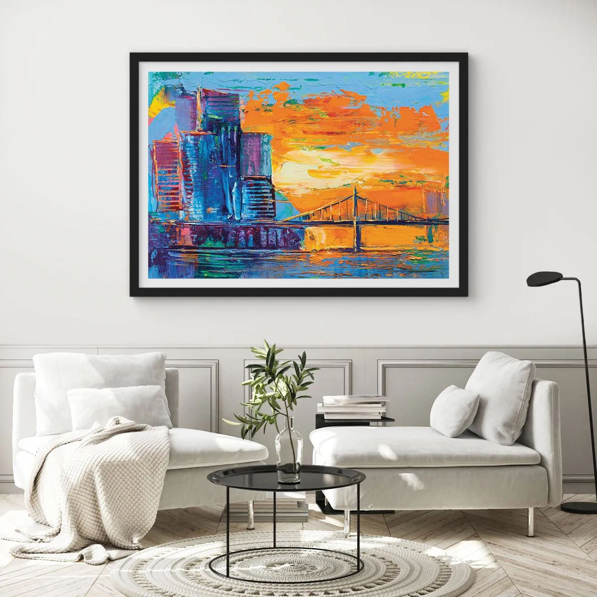 Poster in black frame - Culture and Nature - 100x70 cm