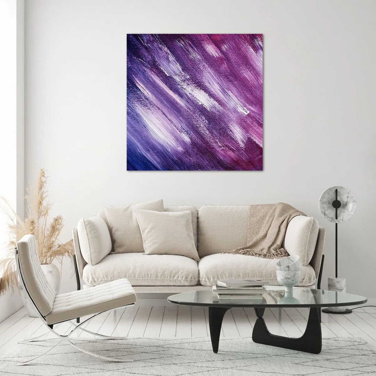Glass picture - When a Sunny Wind Is Blowing - 60x60 cm