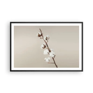 Poster in black frame - At the Heart of Softness - 91x61 cm