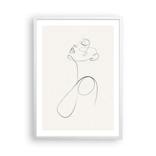 Poster in white frmae - Entangled in Dreams - 50x70 cm