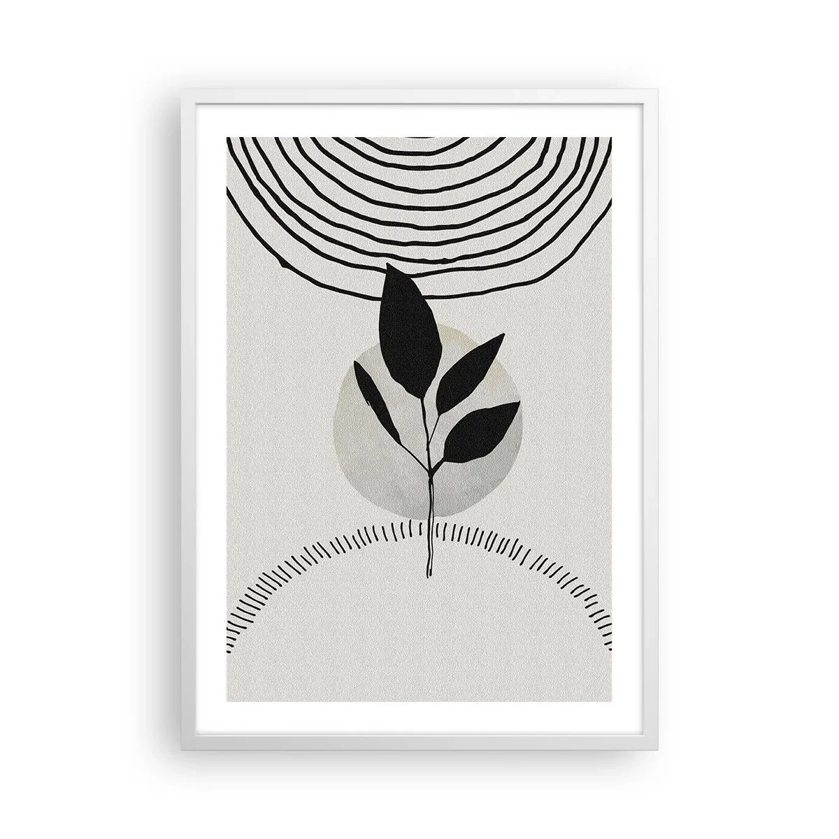Poster in white frmae - Composition: Rituals of Nature - 50x70 cm
