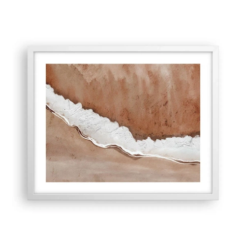 Poster in white frmae - Earth Colours - 50x40 cm