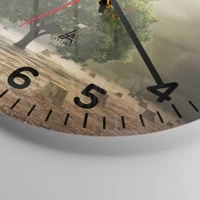 Clock face with numbers