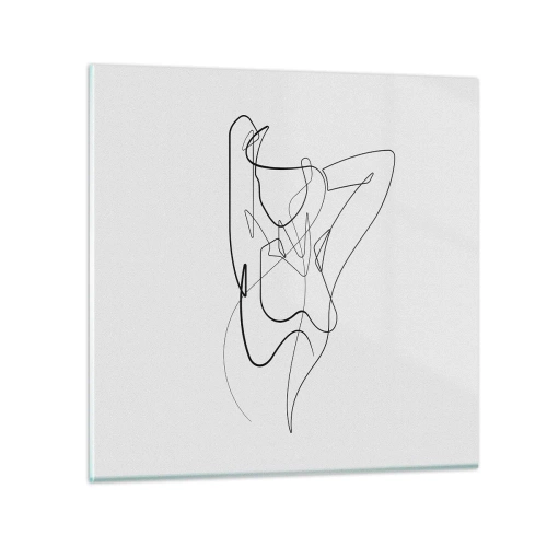 Glass picture - What You Are Really Like - 60x60 cm