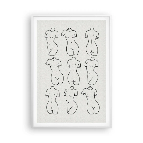 Poster in white frmae - Only Venus - 70x100 cm