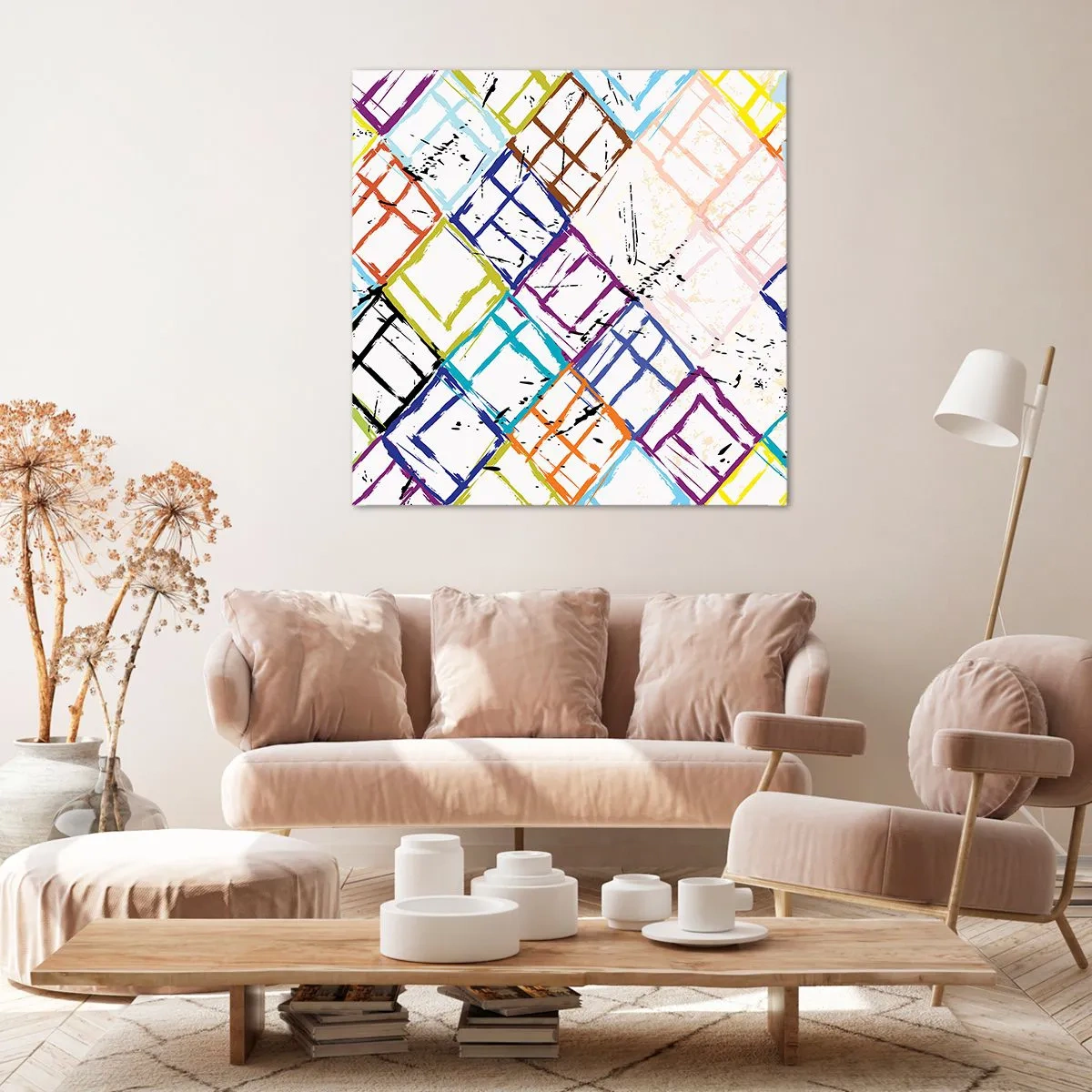 Canvas picture - Cells to Rent - 30x30 cm