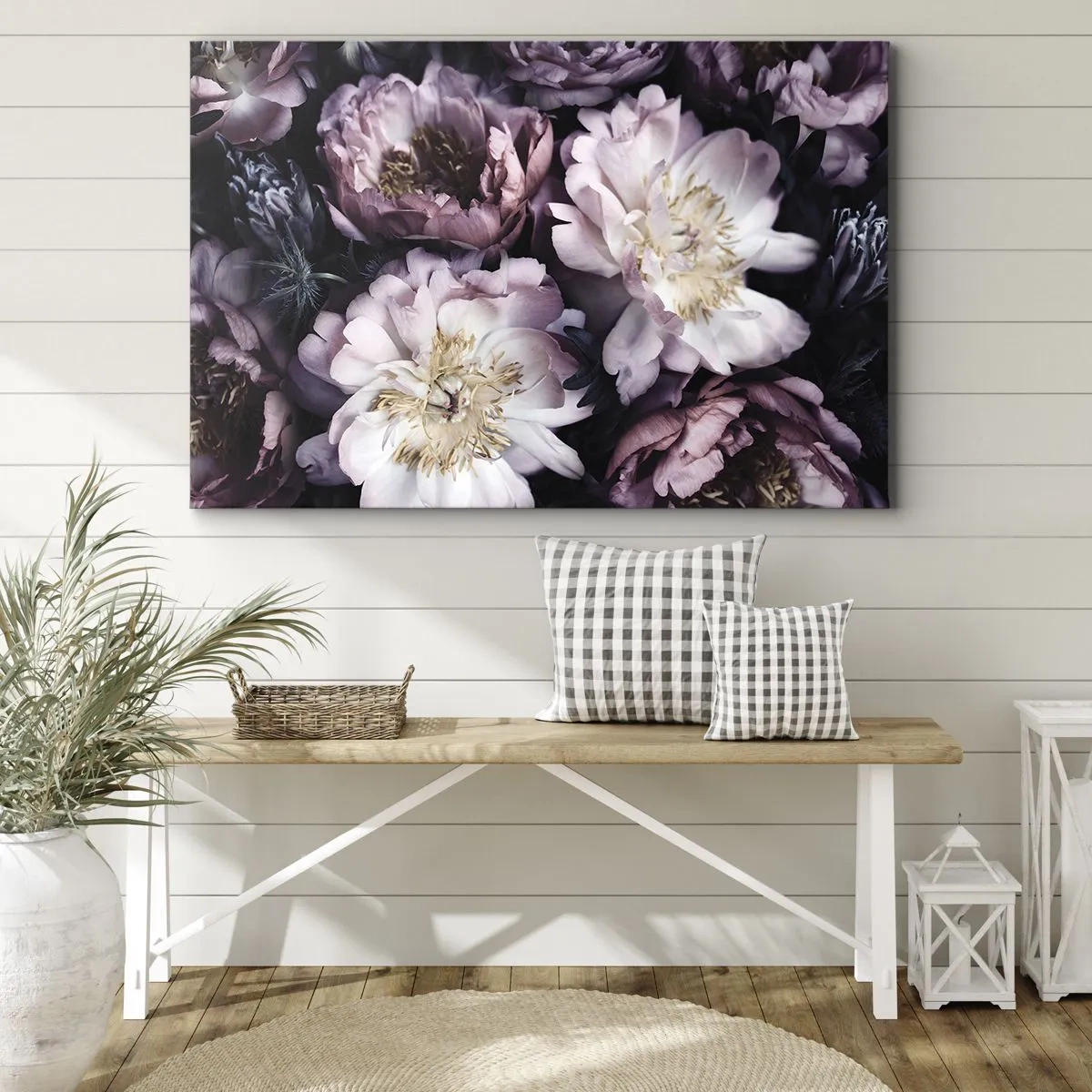 Canvas picture - Old Style Bouquet - 100x70 cm