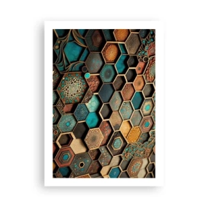 Poster - Arabic Ornaments - Variation - 50x70 cm