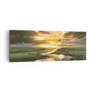 Canvas picture - Somewhere in a Distant Galaxy - 140x50 cm