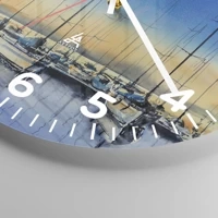 Clock face with numbers