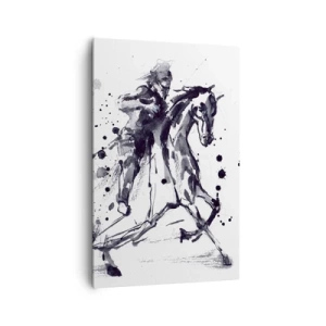 Canvas picture - Black Knight - 80x120 cm