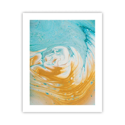 Poster - Pastel Swirl - 40x50 cm