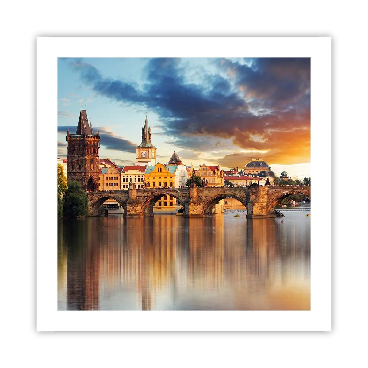 Poster - Beautiful Prague - 50x50 cm