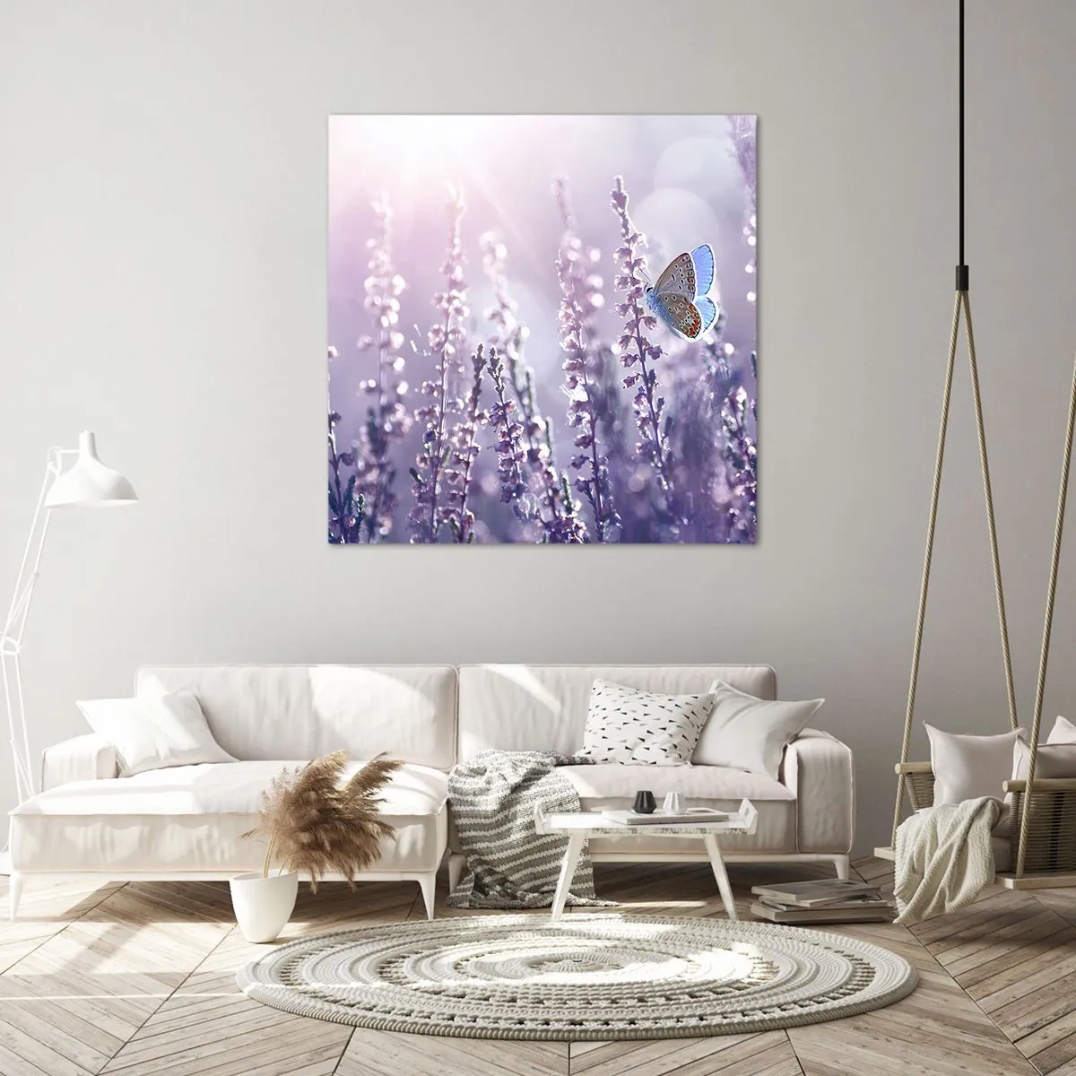 Canvas picture - Kiss of a Butterfly - 60x60 cm