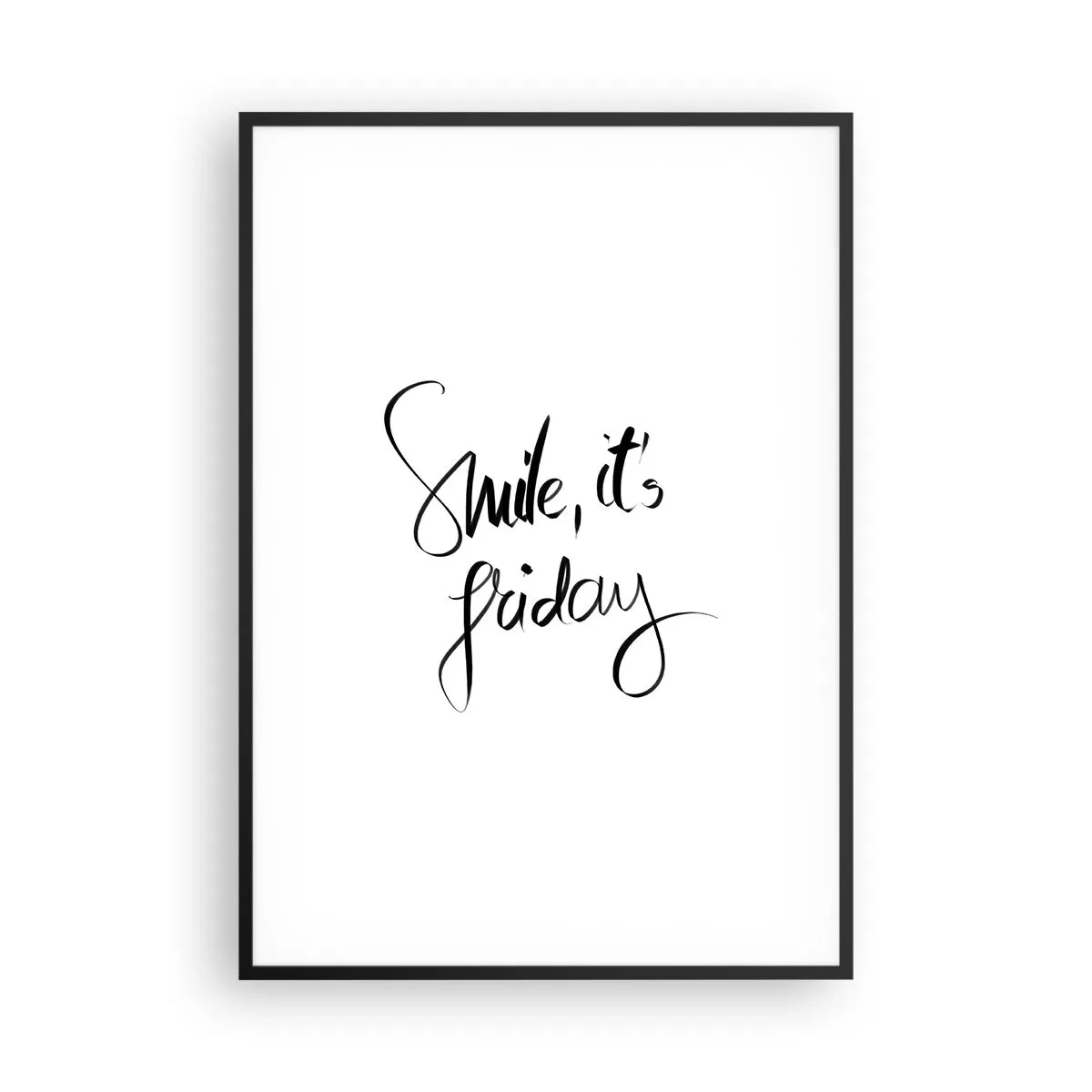 Poster in black frame - True Joy - 70x100 cm