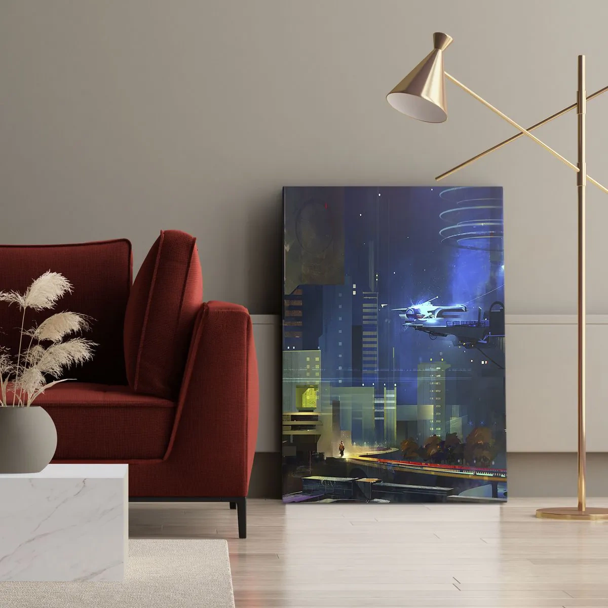 Canvas picture - In Near Future - 80x120 cm