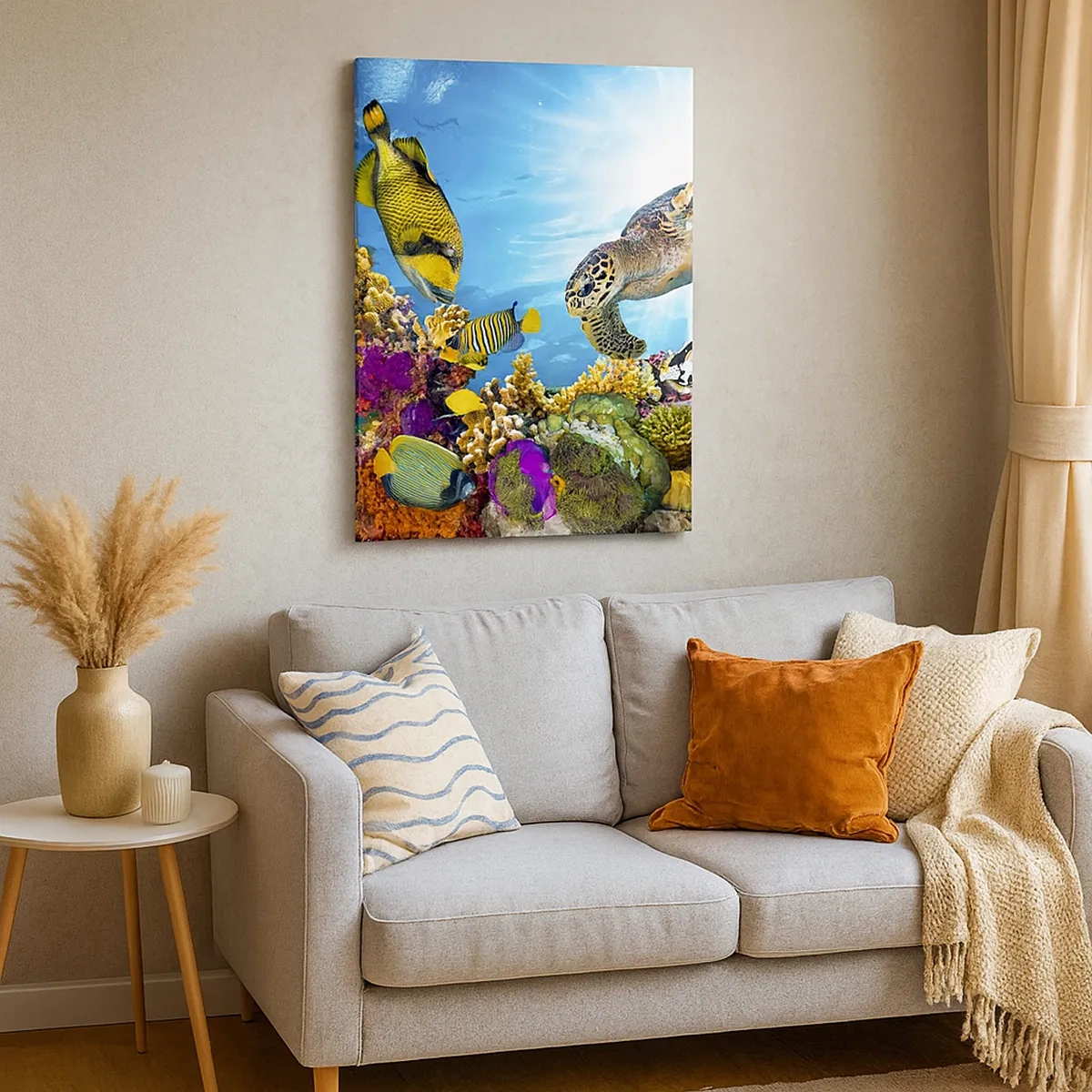 Canvas picture - Coral Promenade - 50x70 cm