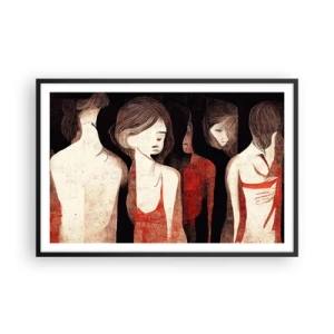 Poster in black frame - Madonnas from Darkness - 91x61 cm