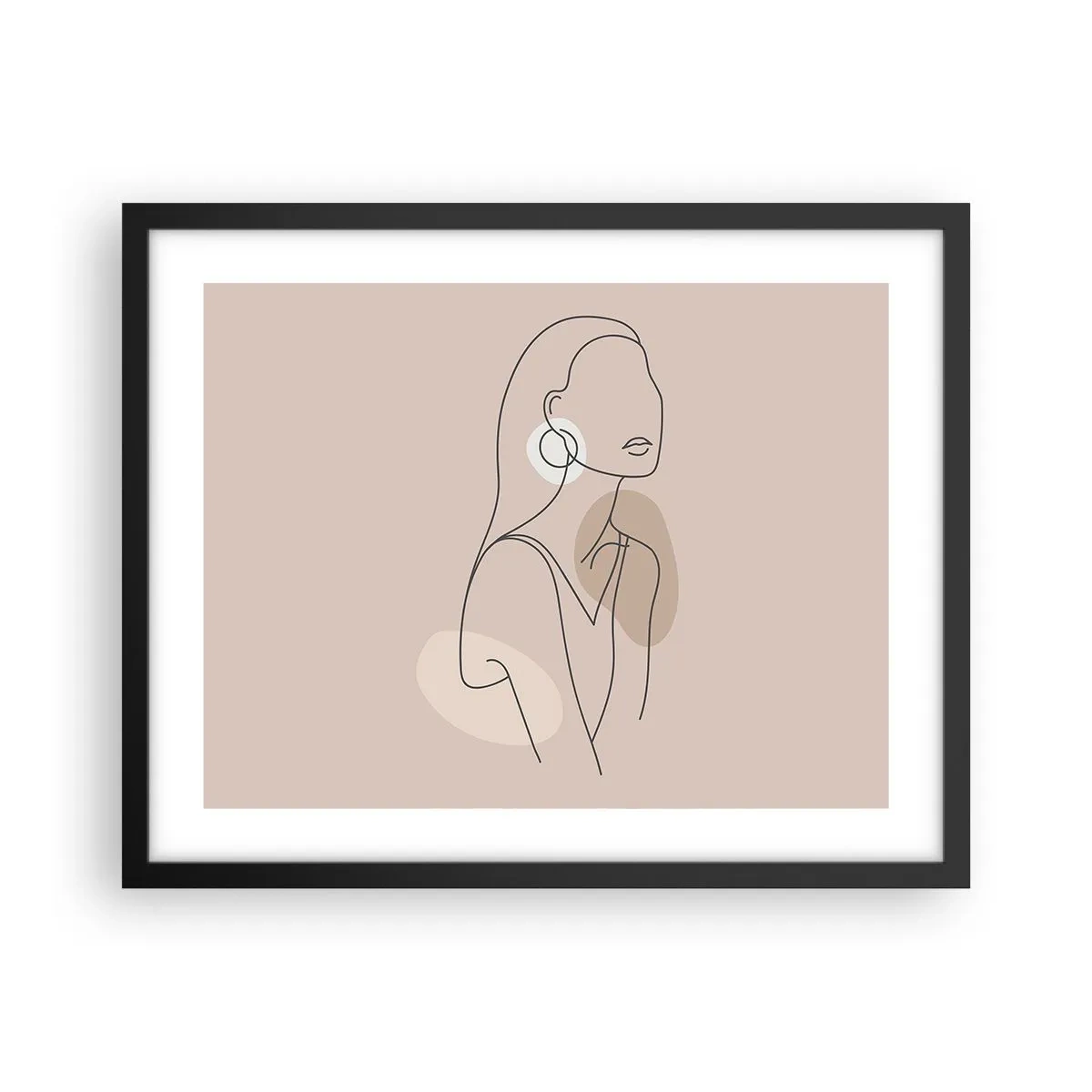 Poster in black frame - Icon of Girlhood - 50x40 cm