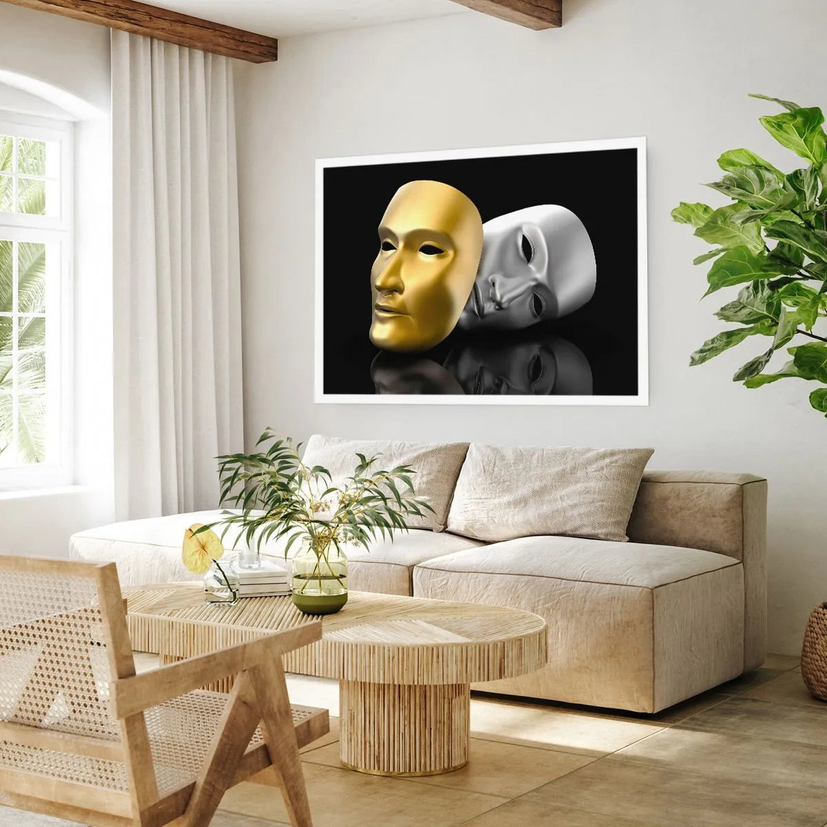 Poster - Life Is a Theatre - 70x50 cm