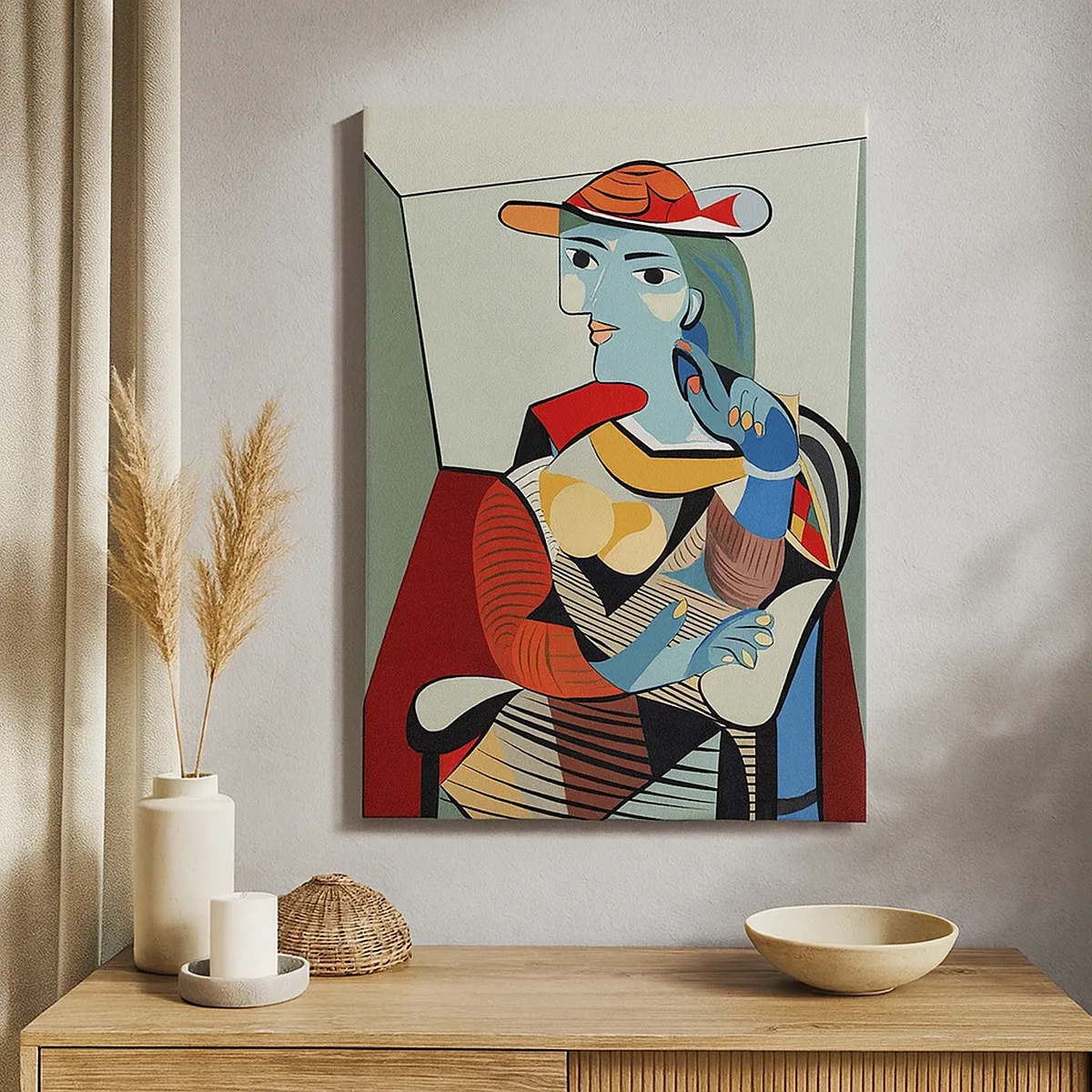 Canvas picture - Through the Eyes of Picasso - 50x70 cm