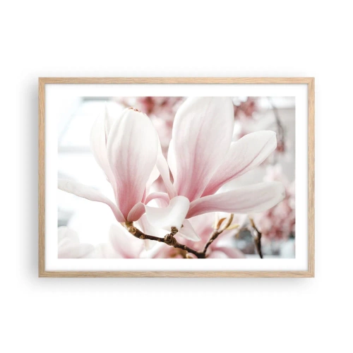 Poster in light oak frame - Immensity of Tenderness - 70x50 cm