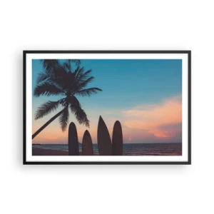 Poster in black frame - Tomorrow Will Be Fun Too - 91x61 cm