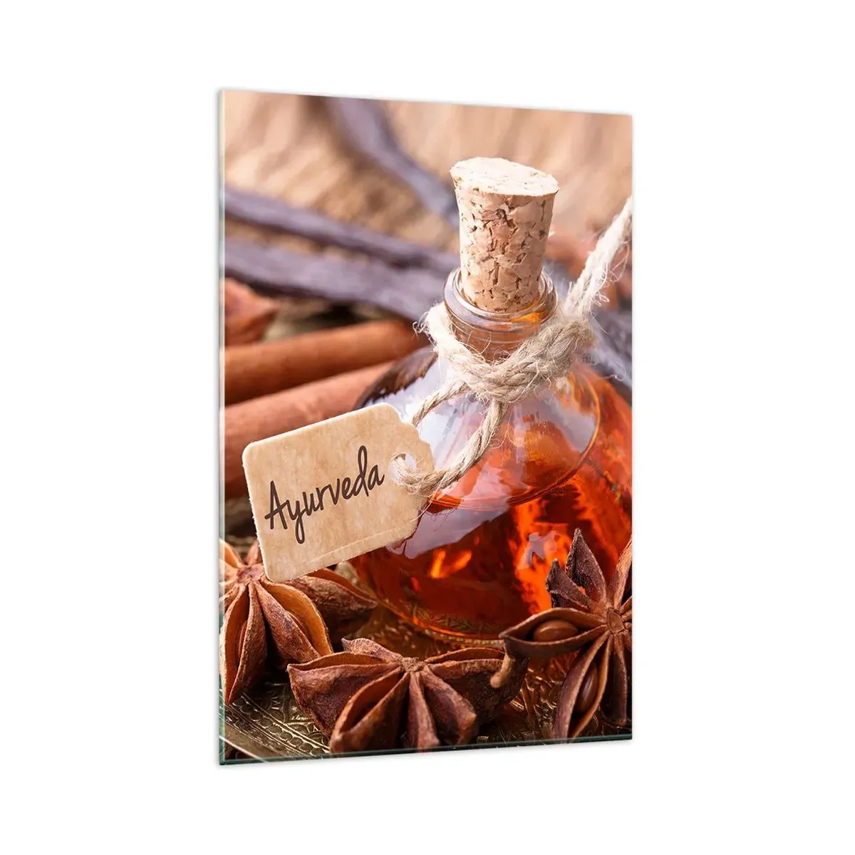 Glass picture - Unity of Body and Spirit - 80x120 cm