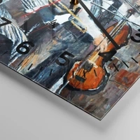 Clock face with numbers