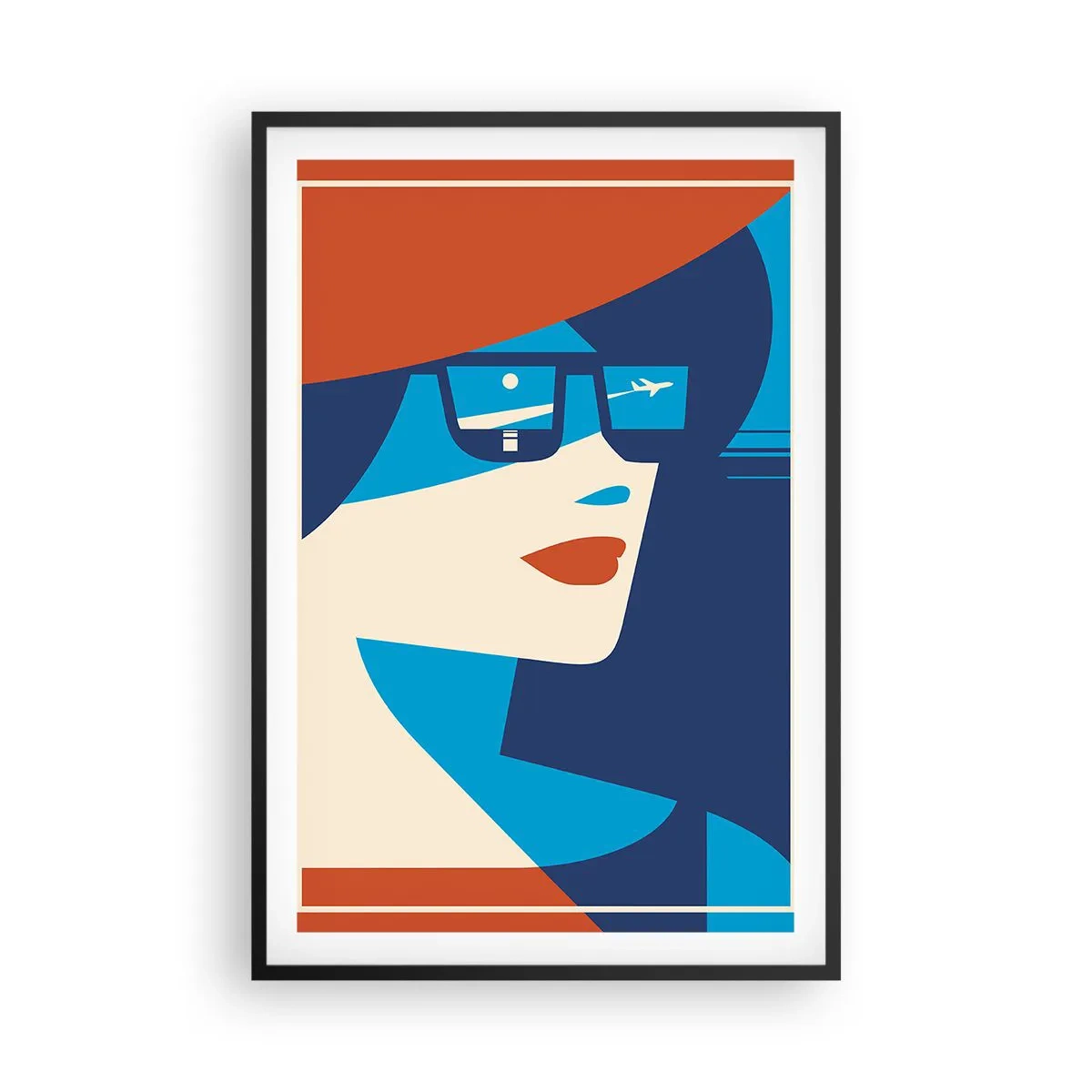 Poster in black frame - Holiday Travel - 61x91 cm