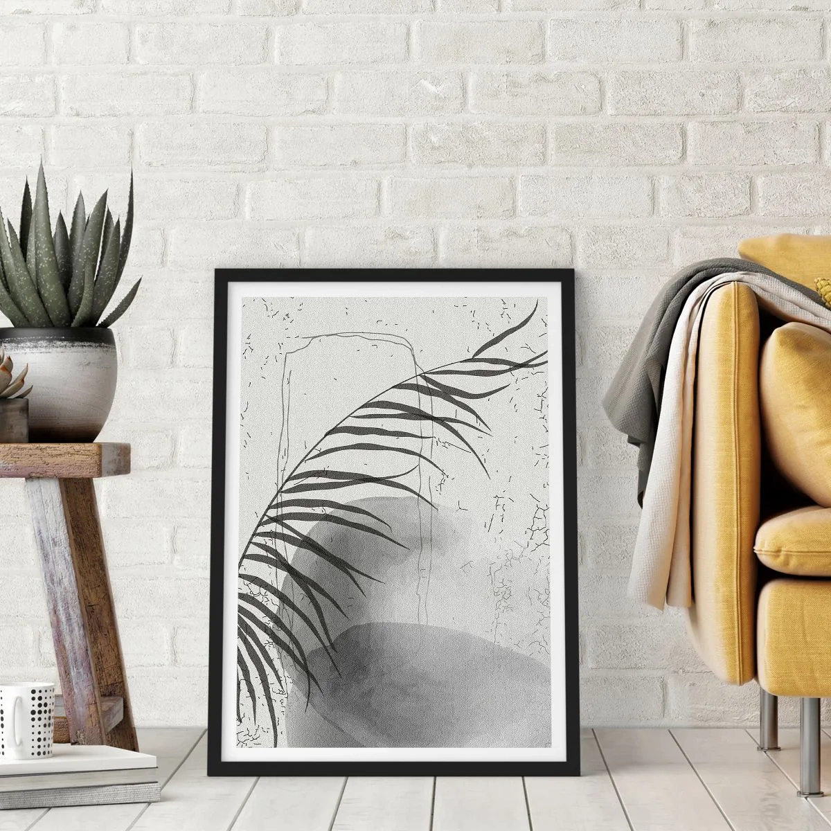 Poster in black frame - Subtle Exoticism of Nature - 40x50 cm