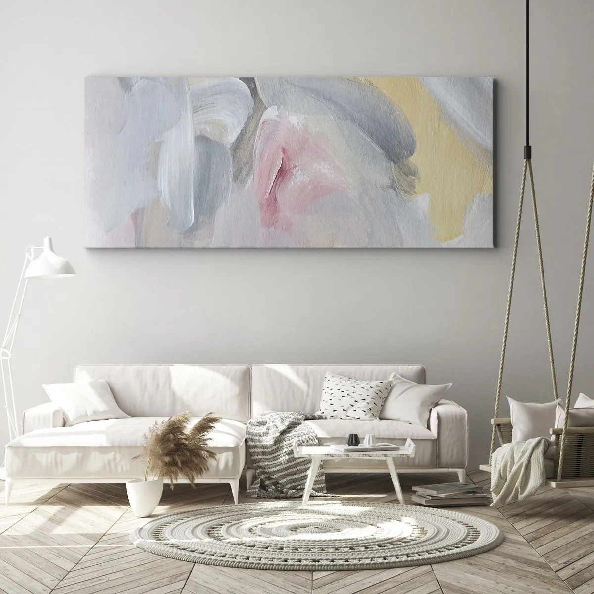 Canvas picture - In a Pastel World - 120x50 cm