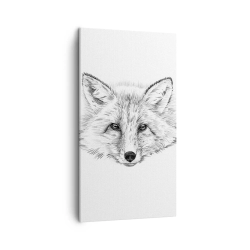 Canvas picture - Foxy Look - 45x80 cm