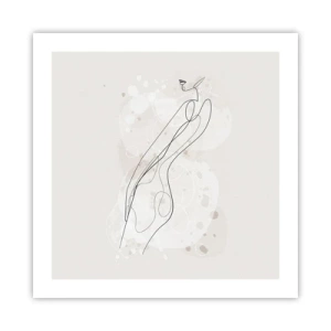 Poster - One Look Will Not Be Enough - 50x50 cm