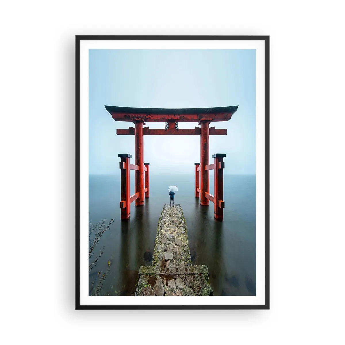 Poster in black frame - Japanese Musings - 70x100 cm