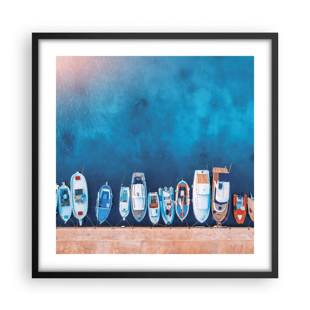 Poster in black frame - In One Row - 50x50 cm