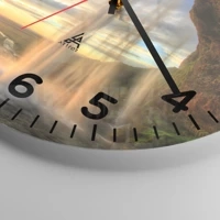 Clock face with numbers