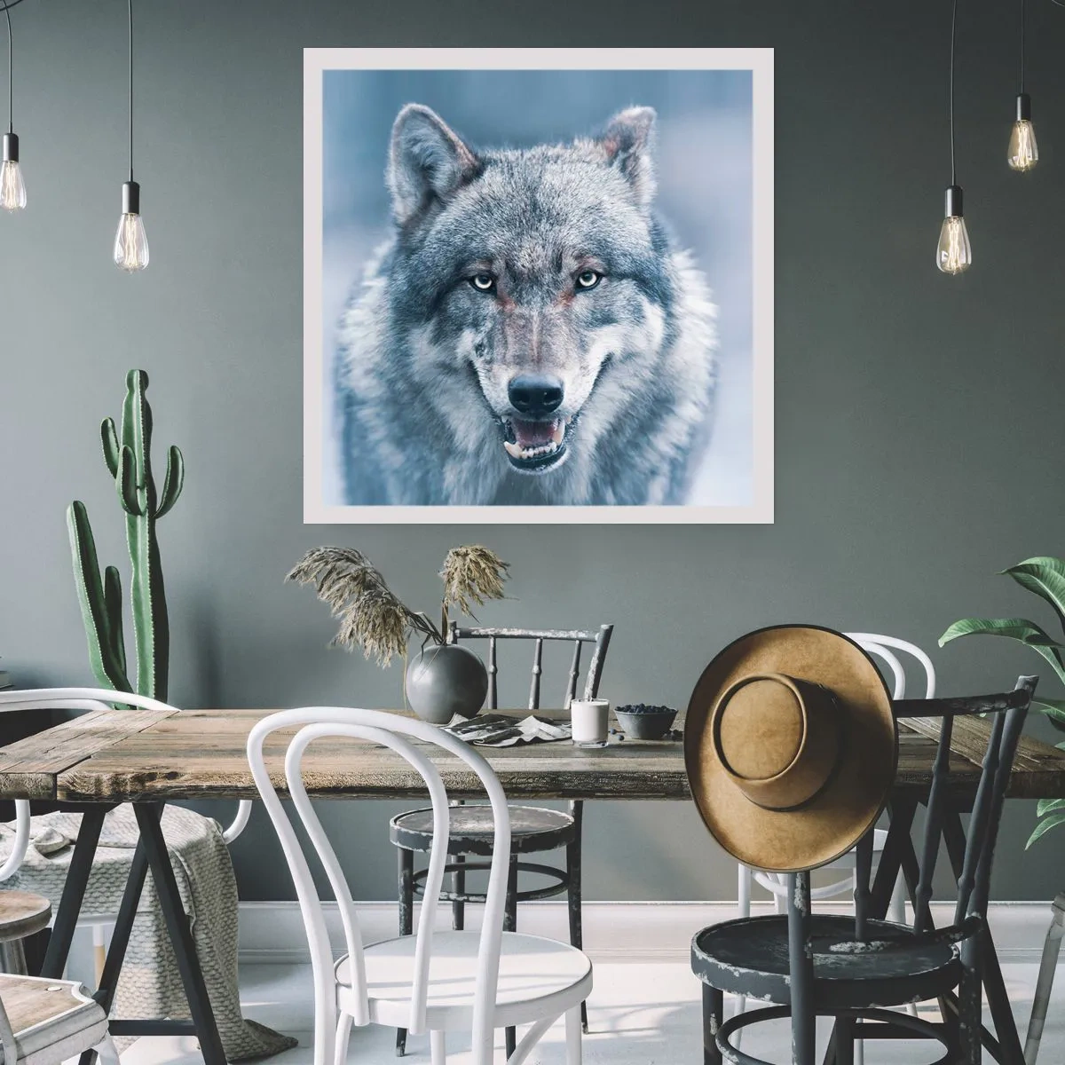 Poster - Will You Take Up the Challenge? - 60x60 cm