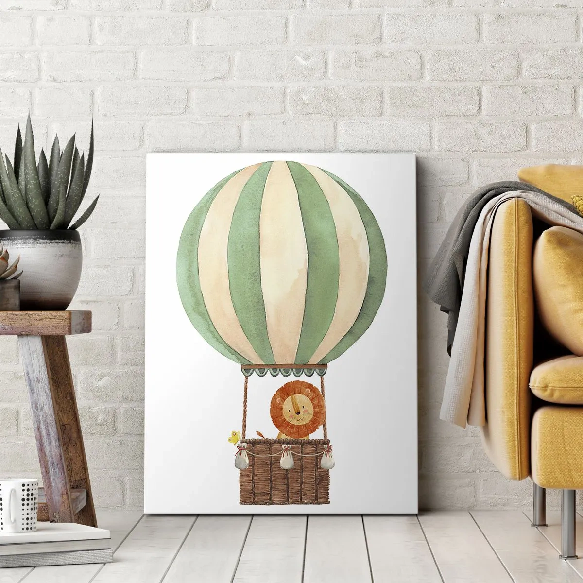 Canvas picture - Leon's Adventures - 55x100 cm
