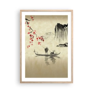 Poster in light oak frame - In Cherry Blossom Country - 50x70 cm