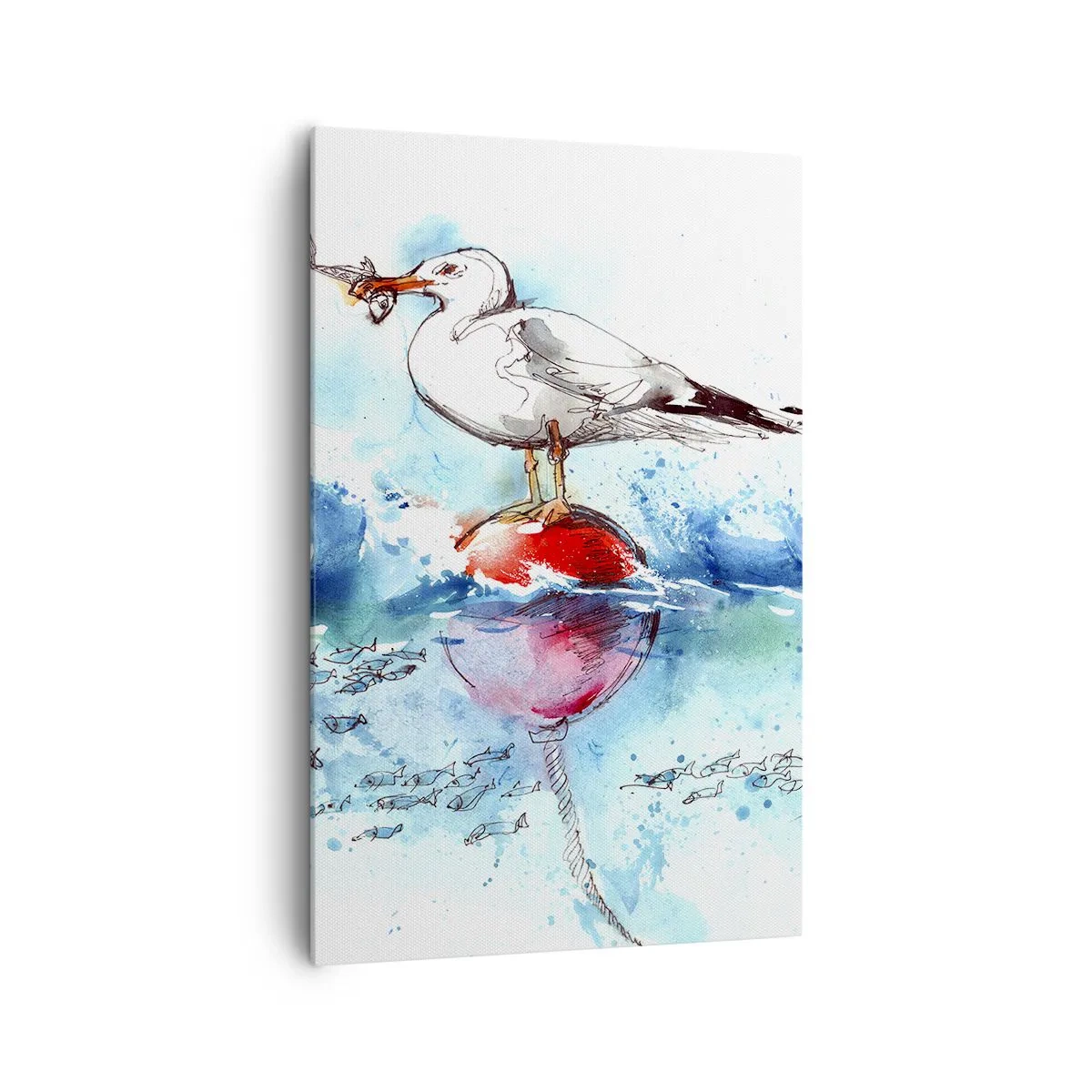 Canvas picture - Good Catch - 80x120 cm