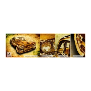 Photo Wallpaper Sample Premium Sand - Unfading Beauty of Classics - Automotive, Classic Car, Hobby - 100x30 cm