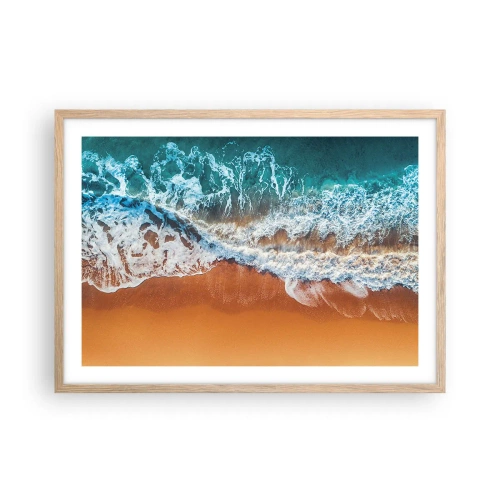 Poster in light oak frame - Always in a Couple - 70x50 cm