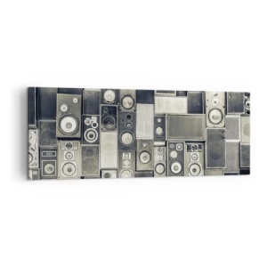 Canvas picture - And Music Is Playing - 140x50 cm