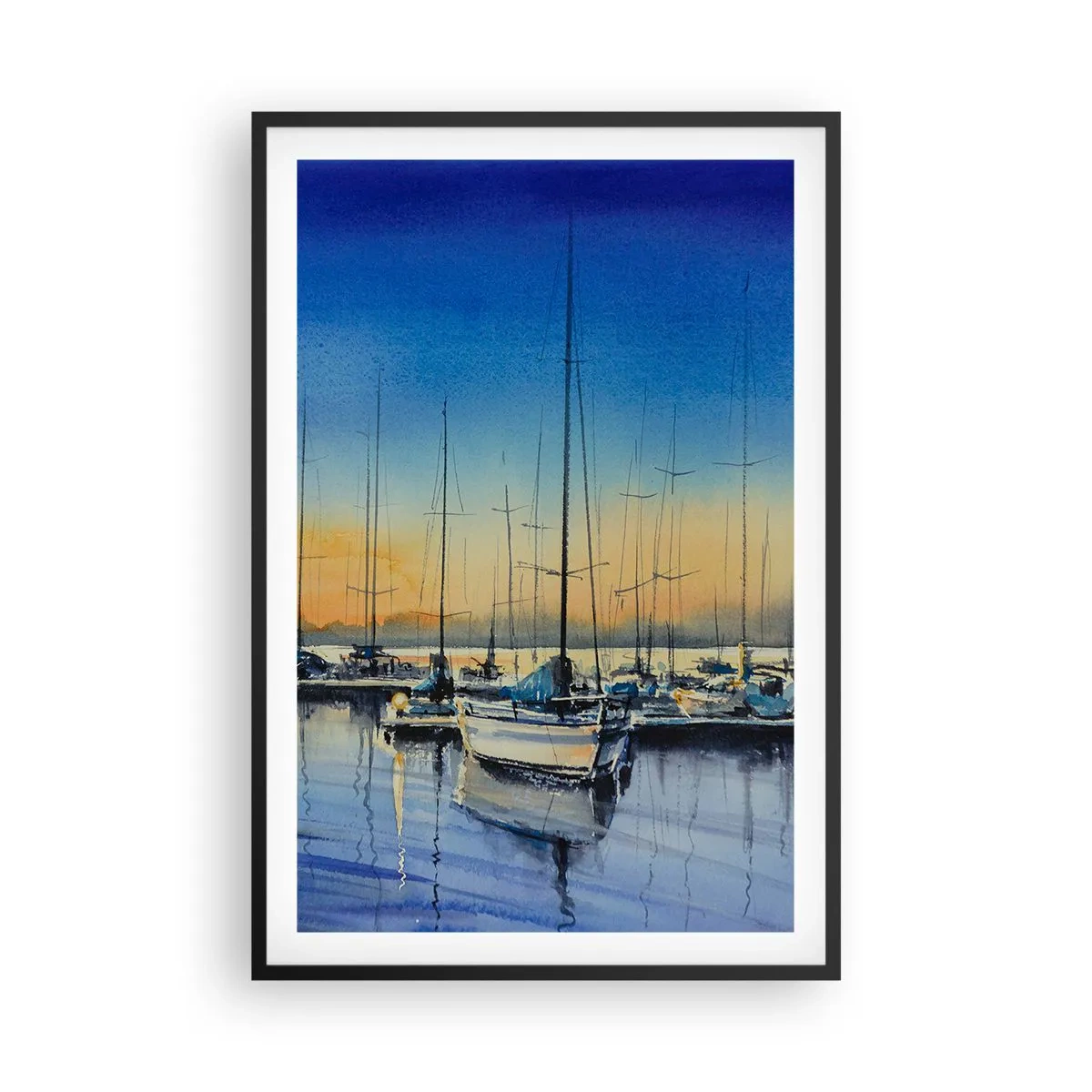 Poster in black frame - The End of a Good Day - 61x91 cm