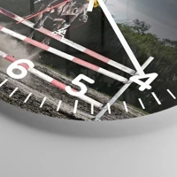 Clock face with numbers