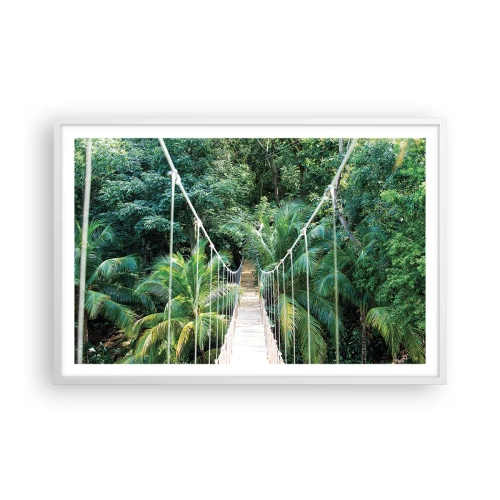 Poster in white frmae - Welcome to the Jungle! - 91x61 cm