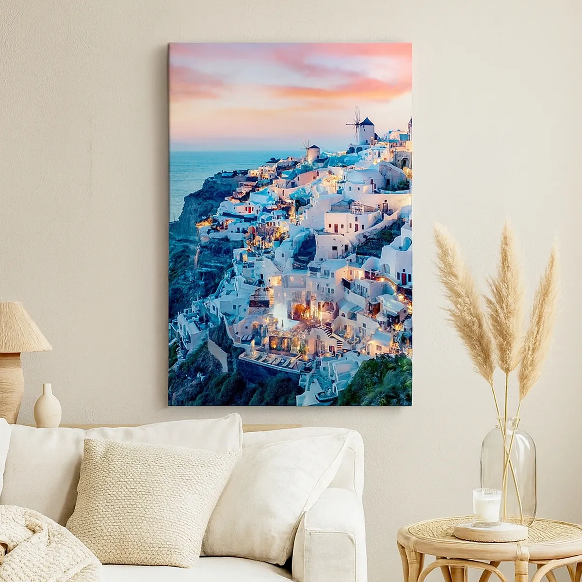 Canvas picture - Your Big Greek Holidays - 50x70 cm