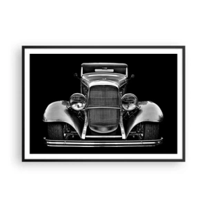 Poster in black frame - True Gentleman - 100x70 cm